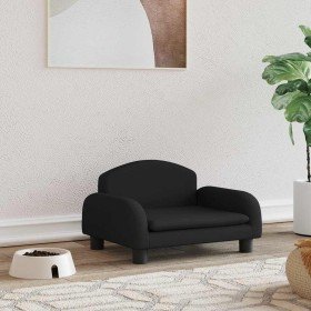 Cama para perros de tela negra 50x40x30 cm en Camas para perros | Comprar online en Foru.es