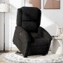 Sillón eléctrico reclinable elevable de terciopelo negro en Sillones | Comprar online en Foru.es