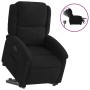 Sillón eléctrico reclinable elevable de terciopelo negro en Sillones | Comprar online en Foru.es