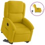 Sillón eléctrico reclinable elevable de terciopelo amarillo en Sillones | Comprar online en Foru.es