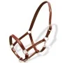 Ronzal/Cabestro de Cuero Marrón Ajustable Para Caballo Percherón de , Cabestros para caballos - Ref: Foro24-90887, Precio: 34...