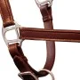 Ronzal/Cabestro de Cuero Marrón Ajustable Para Caballo Percherón de , Cabestros para caballos - Ref: Foro24-90887, Precio: 34...