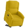 Sillón eléctrico reclinable elevable de terciopelo amarillo en Sillones | Comprar online en Foru.es