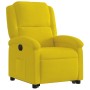 Sillón eléctrico reclinable elevable de terciopelo amarillo en Sillones | Comprar online en Foru.es