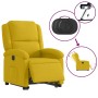 Sillón eléctrico reclinable elevable de terciopelo amarillo en Sillones | Comprar online en Foru.es