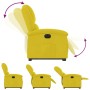 Sillón eléctrico reclinable elevable de terciopelo amarillo en Sillones | Comprar online en Foru.es