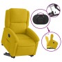 Sillón eléctrico reclinable elevable de terciopelo amarillo en Sillones | Comprar online en Foru.es