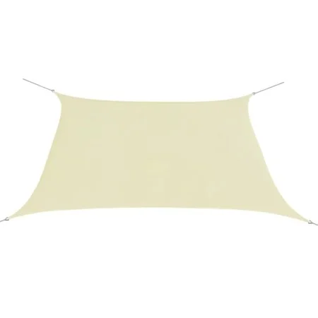 Cream Oxford fabric square sail awning 3.6x3.6 m by vidaXL, Umbrellas - Ref: Foro24-42297, Price: 53,53 €, Discount: %