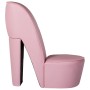 Sillón con forma de zapato de tacón cuero sintético rosa de , Sillones - Ref: Foro24-248648, Precio: 202,48 €, Descuento: %