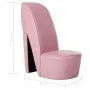 Sillón con forma de zapato de tacón cuero sintético rosa de , Sillones - Ref: Foro24-248648, Precio: 206,78 €, Descuento: %