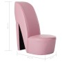 Sillón con forma de zapato de tacón cuero sintético rosa de , Sillones - Ref: Foro24-248648, Precio: 202,48 €, Descuento: %