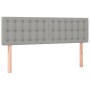 Cama box spring con colchón tela gris claro 140x190 cm de , Camas y somieres - Ref: Foro24-3140369, Precio: 449,49 €, Descuen...