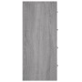 Aparador con 4 cajones gris Sonoma 60x30,5x71 cm de , Aparadores - Ref: Foro24-342581, Precio: 86,13 €, Descuento: %