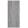 Aparador con 4 cajones gris Sonoma 60x30,5x71 cm de , Aparadores - Ref: Foro24-342581, Precio: 82,49 €, Descuento: %