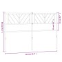 Cabecero de metal negro 135 cm de , Cabeceros y pies de cama - Ref: Foro24-372211, Precio: 31,56 €, Descuento: %