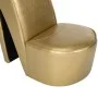 Golden synthetic leather high-heeled shoe-shaped armchair by , Armchairs - Ref: Foro24-248650, Price: 191,14 €, Discount: %