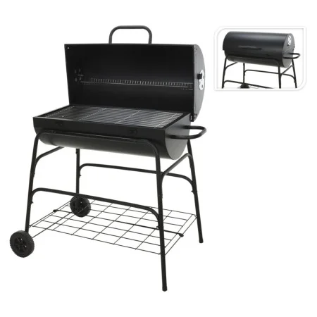 ProGarden Barbacoa sobre ruedas forma cilíndrica de , Barbacoas - Ref: Foro24-445887, Precio: 135,65 €, Descuento: %