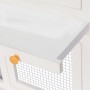 Conejera jaula de animales con doble piso de madera de vidaXL, Jaulas y habitáculos para animales pequeños - Ref: Foro24-1703...