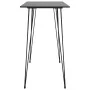 Mesa alta y taburetes de bar 3 piezas negro de , muebles para cocinas y comedores - Ref: Foro24-3057828, Precio: 323,45 €, De...