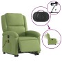Sillón de masaje reclinable elevable terciopelo verde claro en Sillones | Comprar online en Foru.es
