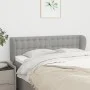 Light gray fabric headboard 147x23x78/88 cm by , Headboards and footboards - Ref: Foro24-3117576, Price: 72,91 €, Discount: %
