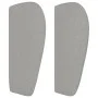 Light gray fabric headboard 147x23x78/88 cm by , Headboards and footboards - Ref: Foro24-3117576, Price: 72,91 €, Discount: %