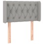 Cabecero con LED de tela gris claro 83x16x78/88 cm de , Cabeceros y pies de cama - Ref: Foro24-3123546, Precio: 55,65 €, Desc...