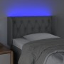 Cabecero con LED de tela gris claro 83x16x78/88 cm de , Cabeceros y pies de cama - Ref: Foro24-3123546, Precio: 55,65 €, Desc...