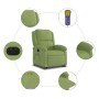 Sillón de masaje reclinable elevable terciopelo verde claro en Sillones | Comprar online en Foru.es