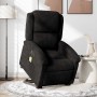 Sillón de masaje reclinable elevable terciopelo negro en Sillones | Comprar online en Foru.es