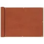Toldo para balcón tela oxford 75x600 cm terracota de vidaXL, Sombrillas - Ref: Foro24-42329, Precio: 28,92 €, Descuento: %