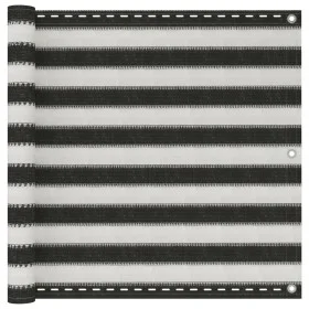 Toldo para balcón HDPE 90x600 cm gris antracita y blanco de vidaXL, Sombrillas - Ref: Foro24-42319, Precio: 20,92 €, Descuent...