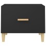 Mesa de centro madera contrachapada negro 50x50x40 cm de , Mesas de centro - Ref: Foro24-812710, Precio: 41,66 €, Descuento: %