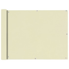 Toldo para balcón tela oxford 90x600 cm crema de vidaXL, Sombrillas - Ref: Foro24-42339, Precio: 23,98 €, Descuento: %