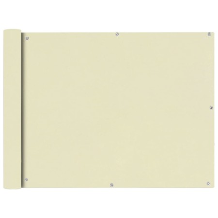 Toldo para balcón tela oxford 90x600 cm crema de vidaXL, Sombrillas - Ref: Foro24-42339, Precio: 23,98 €, Descuento: %