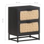 Mesita de noche de madera maciza de mango 40x30x50 cm de vidaXL, Mesitas de noche - Ref: Foro24-323494, Precio: 103,54 €, Des...