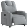 Sillón reclinable eléctrico tela gris claro en Sillones | Comprar online en Foru.es
