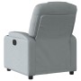 Sillón reclinable eléctrico tela gris claro en Sillones | Comprar online en Foru.es