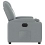 Sillón reclinable eléctrico tela gris claro en Sillones | Comprar online en Foru.es