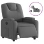 Sillón reclinable eléctrico de tela gris oscuro en Sillones | Comprar online en Foru.es