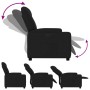 Sillón reclinable eléctrico de tela negro en Sillones | Comprar online en Foru.es
