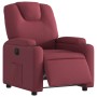 Sillón reclinable eléctrico tela rojo tinto en Sillones | Comprar online en Foru.es