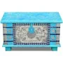 Baúl de almacenamiento madera de mango azul 80x40x45 cm de vidaXL, Baúles de almacenamiento - Ref: Foro24-243332, Precio: 193...