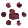 Sillón reclinable eléctrico tela rojo tinto en Sillones | Comprar online en Foru.es