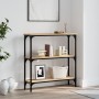 Mesa consola madera de ingeniería roble Sonoma 75x22,5x75 cm de , Mesas auxiliares - Ref: Foro24-834031, Precio: 52,44 €, Des...