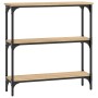 Mesa consola madera de ingeniería roble Sonoma 75x22,5x75 cm de , Mesas auxiliares - Ref: Foro24-834031, Precio: 52,44 €, Des...