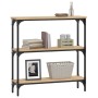 Mesa consola madera de ingeniería roble Sonoma 75x22,5x75 cm de , Mesas auxiliares - Ref: Foro24-834031, Precio: 52,44 €, Des...
