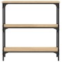 Mesa consola madera de ingeniería roble Sonoma 75x22,5x75 cm de , Mesas auxiliares - Ref: Foro24-834031, Precio: 52,44 €, Des...