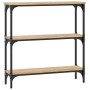 Mesa consola madera de ingeniería roble Sonoma 75x22,5x75 cm de , Mesas auxiliares - Ref: Foro24-834031, Precio: 52,44 €, Des...