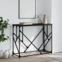 Mesa consola madera de ingeniería negra 100x40x80 cm de , Mesas auxiliares - Ref: Foro24-834115, Precio: 59,44 €, Descuento: %